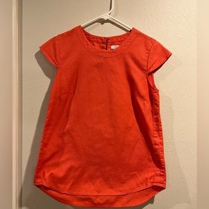 J.Crew orange top. Size XS.